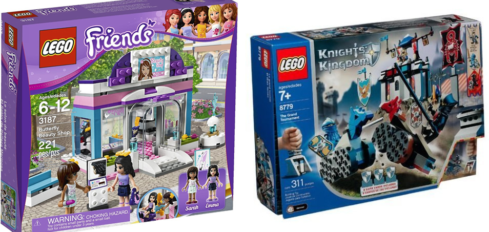 image of boys and girls lego toys